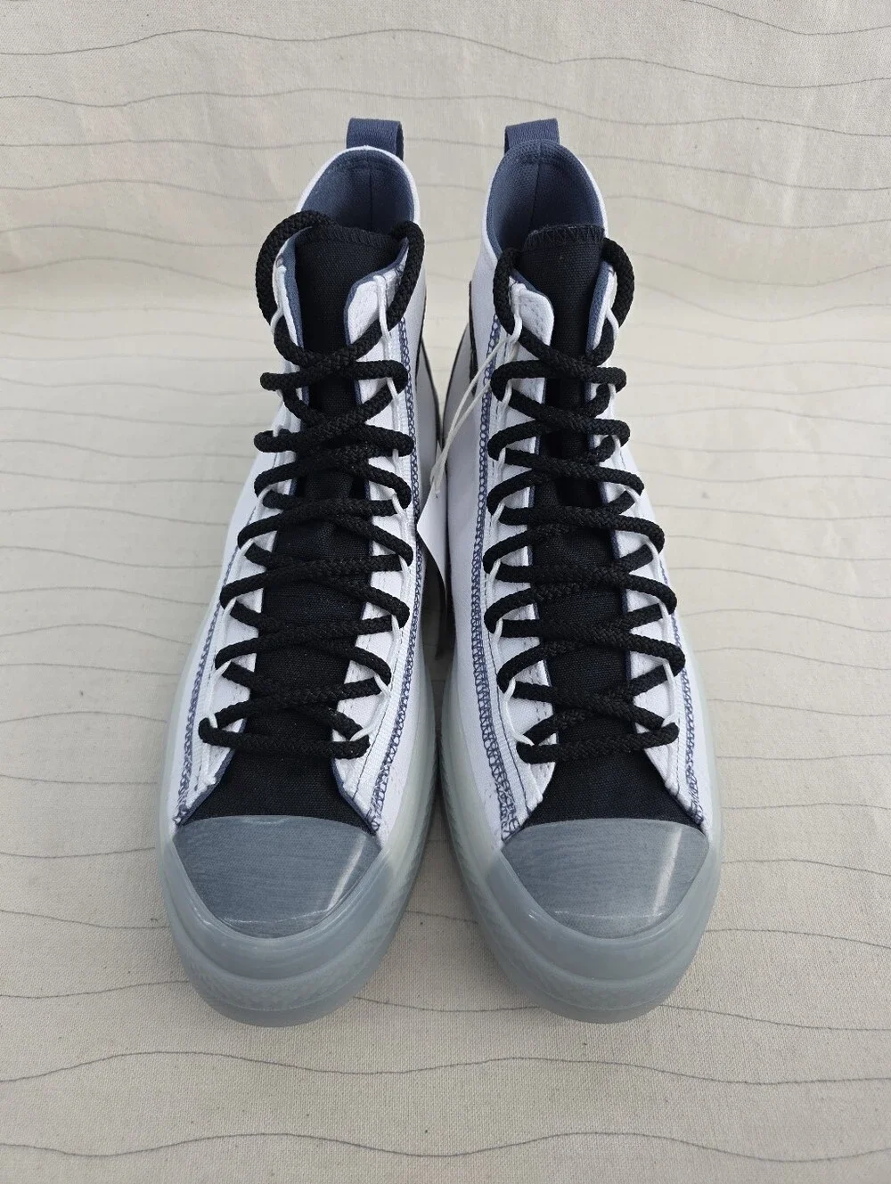 Converse Mens Chuck Taylor All Star CX EXP2 White Blue Shoes A12869C Size 10.5 - Picture 5 of 12